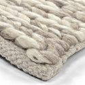 Wollteppich \'Talvia Braided Wool\' – Natur