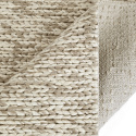 Wollteppich \'Talvia Braided Wool\' – Natur