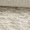 Wollteppich \'Talvia Braided Wool\' – Natur