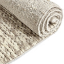 Wollteppich \'Talvia Braided Wool\' – Natur