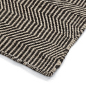 Wollteppich \'Larkana\' - Beige/dunkelbraun