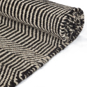 Wollteppich \'Larkana\' - Beige/dunkelbraun
