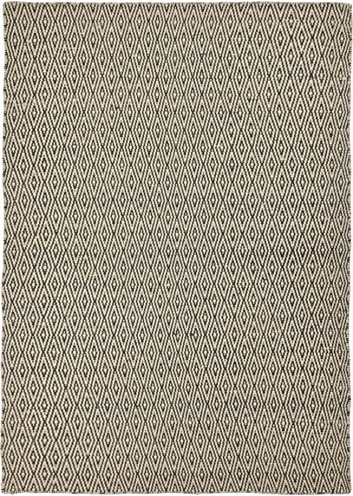 Wollteppich \'Monastir\' – Schwarz/Weiß in der Gruppe Teppiche / Wollteppiche bei Reforma (V1020151001)