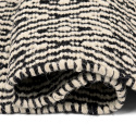 Wollteppich \'Monastir\' – Schwarz/Weiß