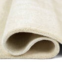 Wollteppich \'Rozen Handloom Wool Premium\' - Weiß