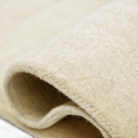 Wollteppich \'Rozen Handloom Wool Premium\' - Weiß