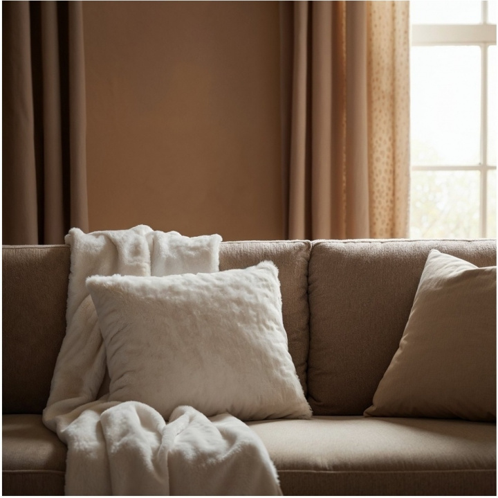 Kissenbezug \'Aranga Super Soft\' 45 x 45 cm – Weiß in der Gruppe Einrichtung / Textilien / Kissenbezug bei Reforma (V10201574)