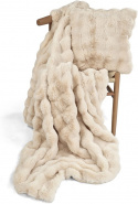 Tagesdecke \'Aranga Bubble Throw\' 130 x 170 cm – Beige