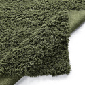 Rya Teppich \'Fassale handgewebte Wolle\' - Grün