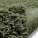 Rya Teppich \'Fassale handgewebte Wolle\' - Grün