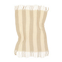 Karostoff \'Beatriz Stripe\' 130 x 170 cm – Beige/Weiß