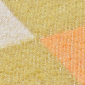 Karostoff \'Audrey Check\' 130 x 170 cm – Beige/Gelb/Orange