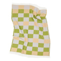Karostoff \'Audrey Check\' 130x170cm – Beige/Grün/Lila