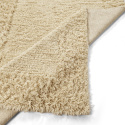 Rya-Teppich \'Melilla Handgewebte Wolle\' - Natur