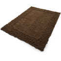 Rya-Teppich \'Melilla handgewebte Wolle – Braun