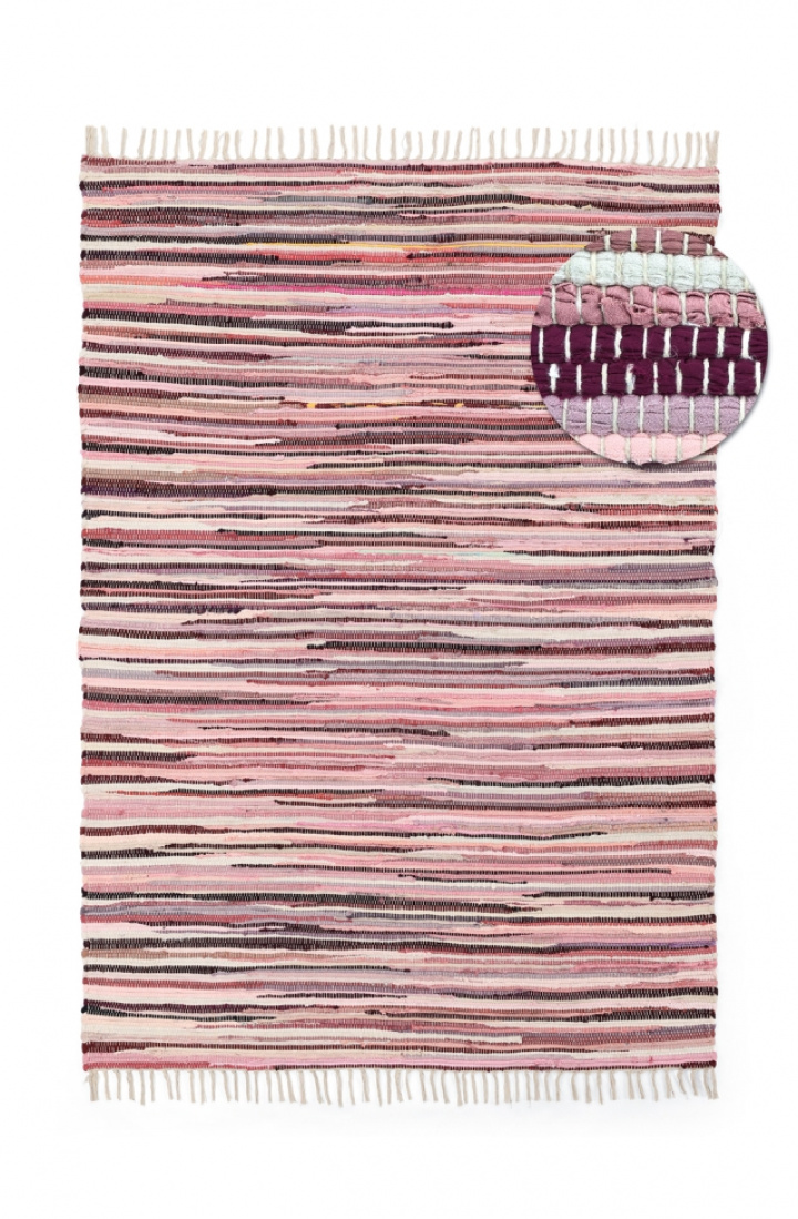 Rya-Teppich \'Fassale Handwoven Wool\' – Weiß in der Gruppe Einrichtung / Teppiche / Kurzflor Teppiche bei Reforma (V10201)