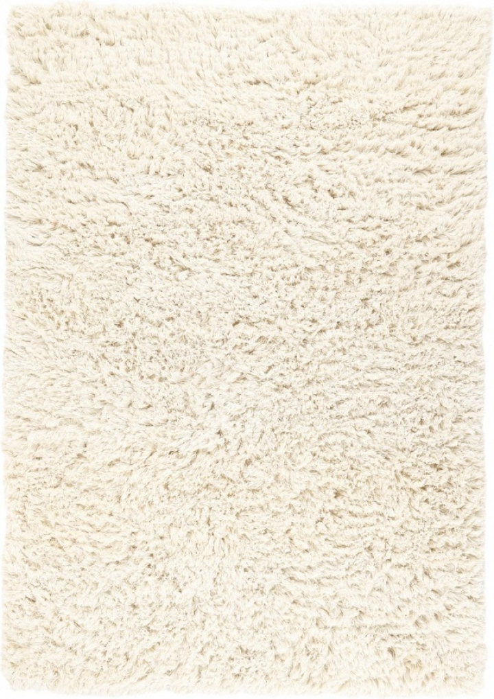 Rya-Teppich \'Fassale Handwoven Wool\' – Weiß in der Gruppe Teppiche / Kurzflor Teppiche bei Reforma (V10201)