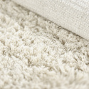 Rya-Teppich \'Fassale Handwoven Wool\' – Weiß