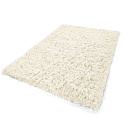 Rya-Teppich \'Fassale Handwoven Wool\' – Weiß