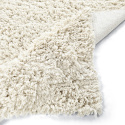 Rya-Teppich \'Fassale Handwoven Wool\' – Weiß