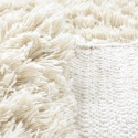 Rya-Teppich \'Fassale Handwoven Wool\' – Weiß