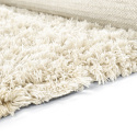 Rya-Teppich \'Fassale Handwoven Wool\' – Weiß