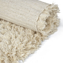 Rya Teppich \'Fassale handgewebte Wolle\' - Beige