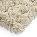 Rya Teppich \'Fassale handgewebte Wolle\' - Beige