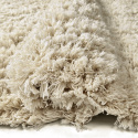 Rya Teppich \'Fassale handgewebte Wolle\' - Beige