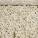 Rya Teppich \'Fassale handgewebte Wolle\' - Beige