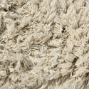 Rya Teppich \'Fassale handgewebte Wolle\' - Beige
