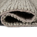 Wollteppich \'Talvia Braided Wool\' – Grau