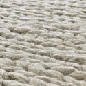 Wollteppich \'Talvia Braided Wool\' – Grau