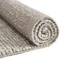 Wollteppich \'Talvia Braided Wool\' – Grau