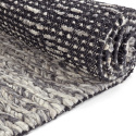 Wollteppich \'Talvia Braided Wool\' – Dunkelgrau
