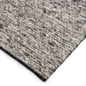 Wollteppich \'Talvia Braided Wool\' – Dunkelgrau