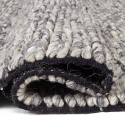 Wollteppich \'Talvia Braided Wool\' – Dunkelgrau