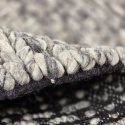 Wollteppich \'Talvia Braided Wool\' – Dunkelgrau
