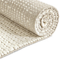 Wollteppich \'Talvia Flätad Ull\' -Weiß