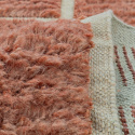 Teppich \'Leknes handgewebte Wolle\' - Terrakotta