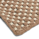 Wollteppich \'Ovelia\' - Braun/Weiß