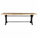 Bank Vintage - Natur/Metall