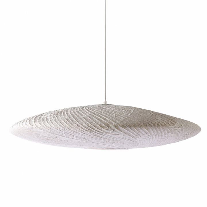 Deckenleuchte 'UFO' - Bambus / Vit