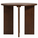 Couchtisch \'Créme\' Rund 55 cm - Walnuss