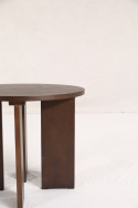 Couchtisch \'Créme\' Rund 55 cm - Walnuss
