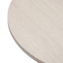 Couchtisch \'Créme\' Rund 55 cm - Weiß pigmentiert