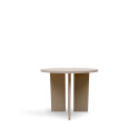 Couchtisch \'Créme\' Rund 55 cm - Weiß pigmentiert