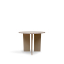 Couchtisch \'Créme\' Rund 55 cm - Weiß pigmentiert