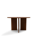 Couchtisch \'Créme\' Rund 75cm - Walnuss