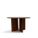 Couchtisch \'Créme\' Rund 75cm - Walnuss